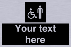 Custom information: black panel disabled and male